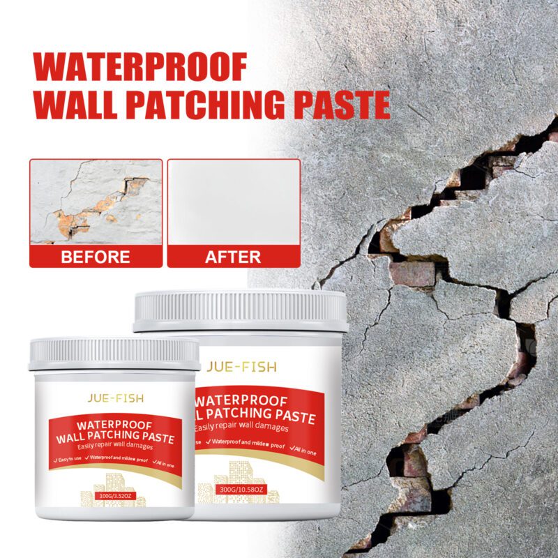 Jue-Fish Wall Plaster: Multi-Purpose Home Wall Repair for Mold, Stains & Cracks (300g) - Image 2