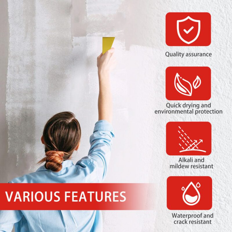 Jue-Fish Wall Plaster: Multi-Purpose Home Wall Repair for Mold, Stains & Cracks (300g) - Image 4