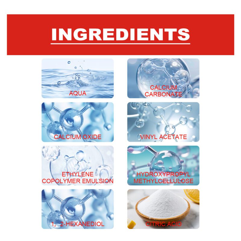 Jue-Fish Wall Plaster: Multi-Purpose Home Wall Repair for Mold, Stains & Cracks (300g) - Image 5