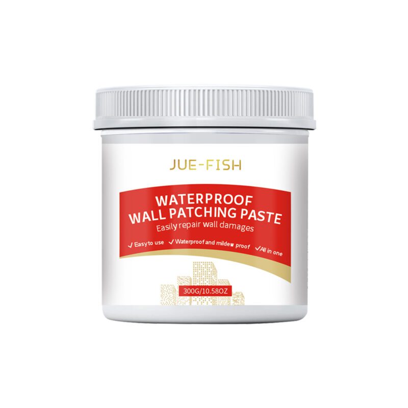 Jue-Fish Wall Plaster: Multi-Purpose Home Wall Repair for Mold, Stains & Cracks (300g)