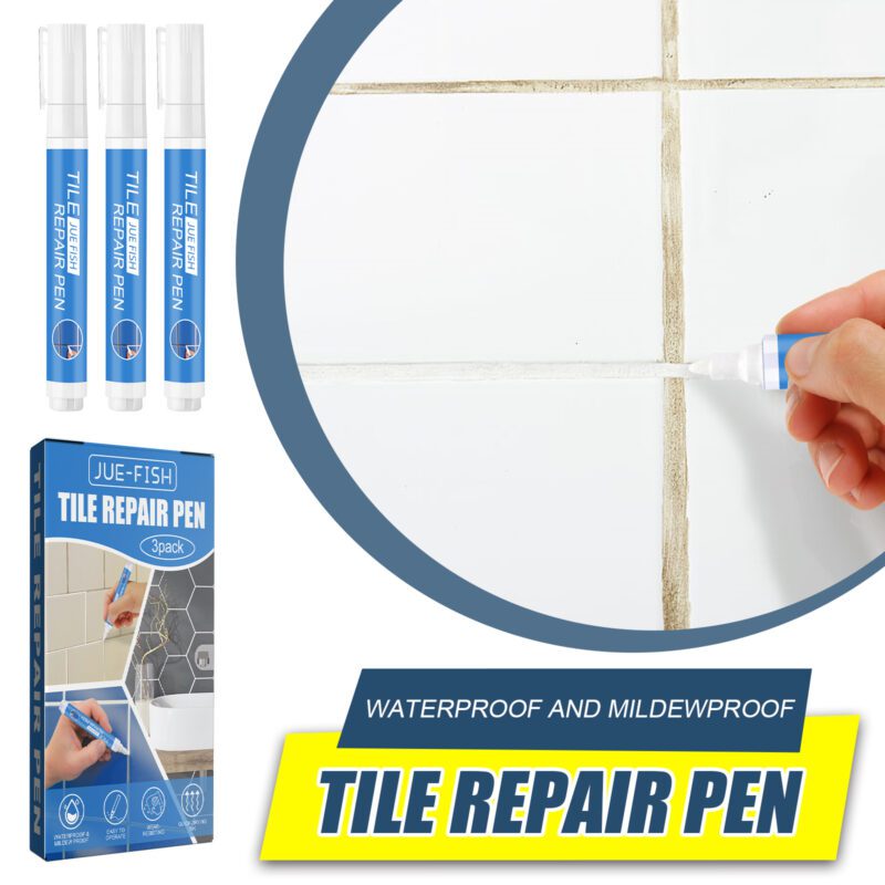 Jue-Fish Waterproof Mildew-Resistant Tile Repair Pen | Bathroom Floor Crevice Care - Image 4