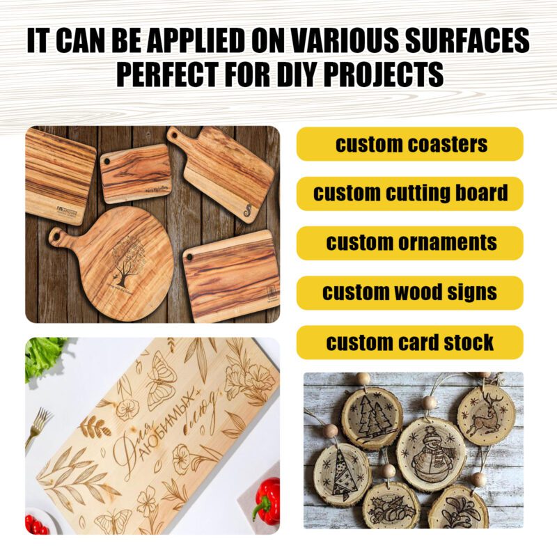 Jue-Fish Wood Burning Marker – Multi-Purpose Household Wood Care, Safe for Cutting Boards & Furniture - Image 4