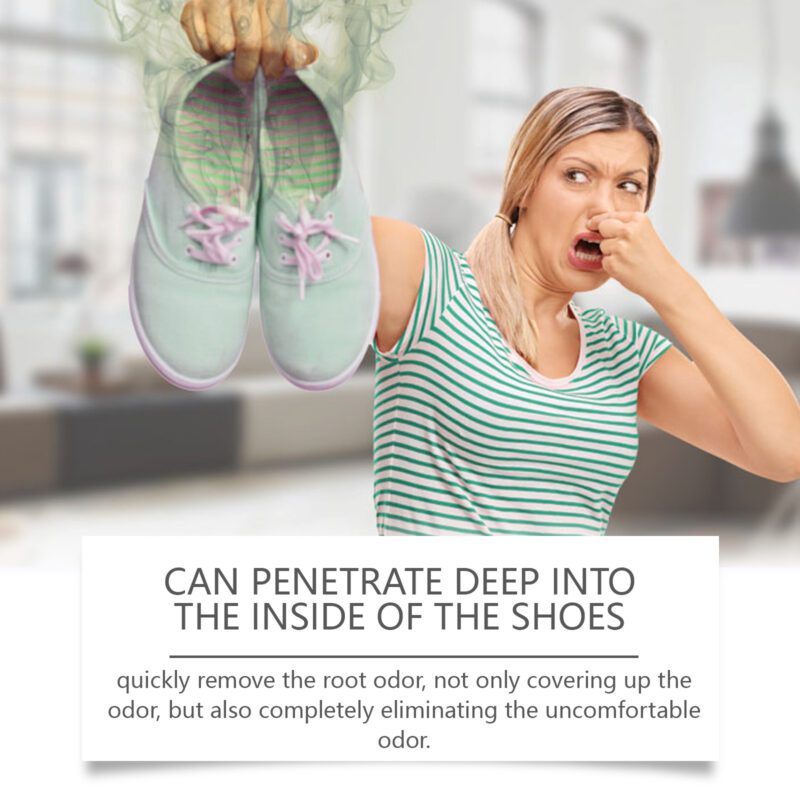 Laniska Shoe Deodorant Spray: Long-Lasting Odor Elimination, Safe for Surfaces - Image 3