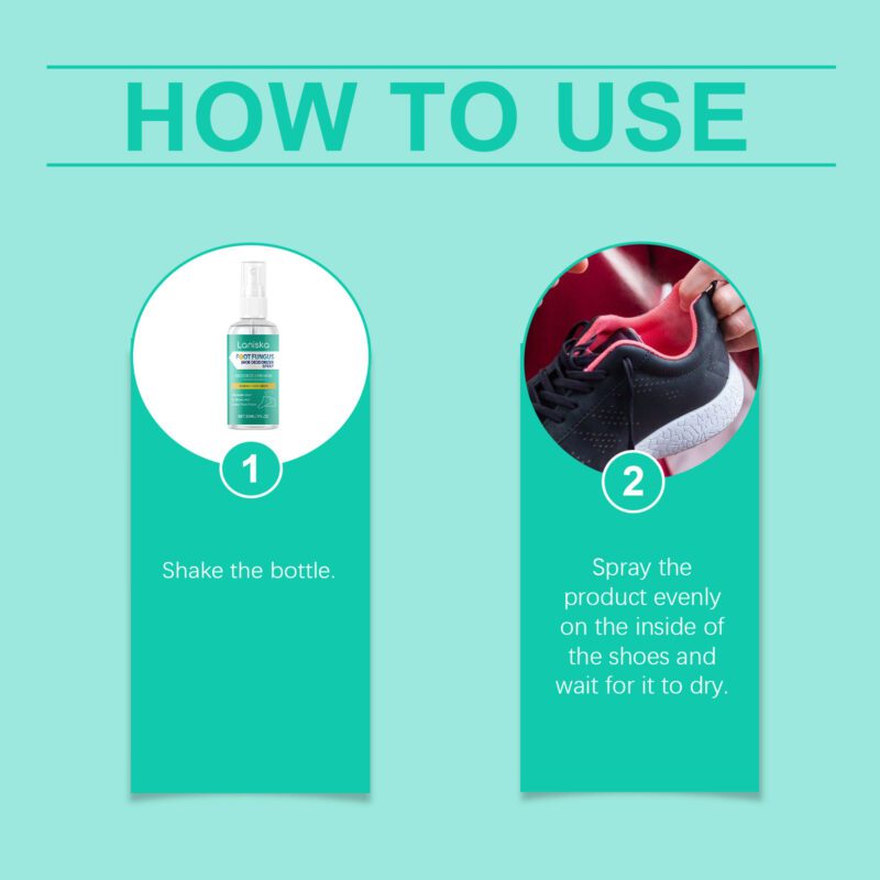 Laniska Shoe Deodorant Spray: Long-Lasting Odor Elimination, Safe for Surfaces - Image 6