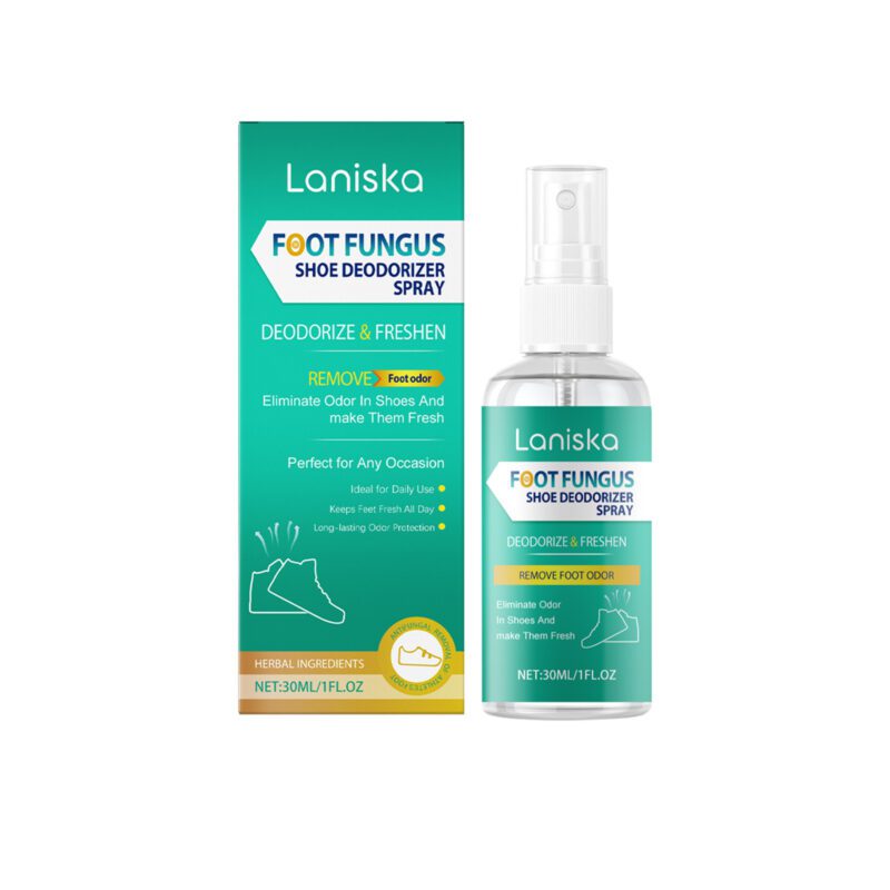 Laniska Shoe Deodorant Spray: Long-Lasting Odor Elimination, Safe for Surfaces