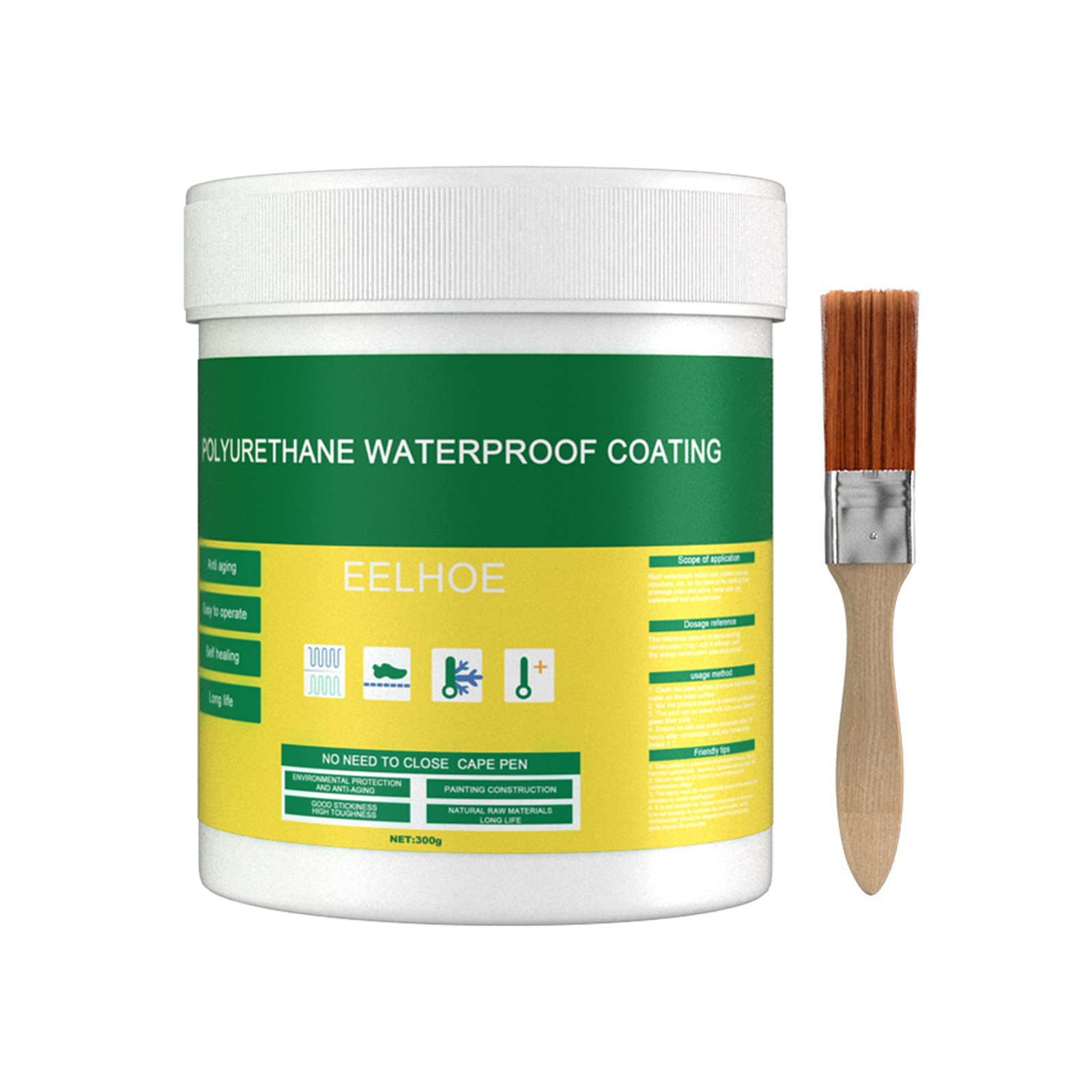Long-Lasting Floor & Bathroom Waterproof Adhesive – Household Leak Repair Sealant (300g)
