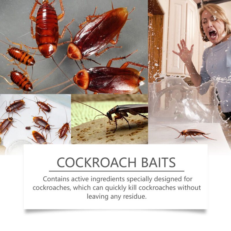 Long-Lasting Household Cockroach Bait - Effective Kitchen & Home Roach Killer - Image 2