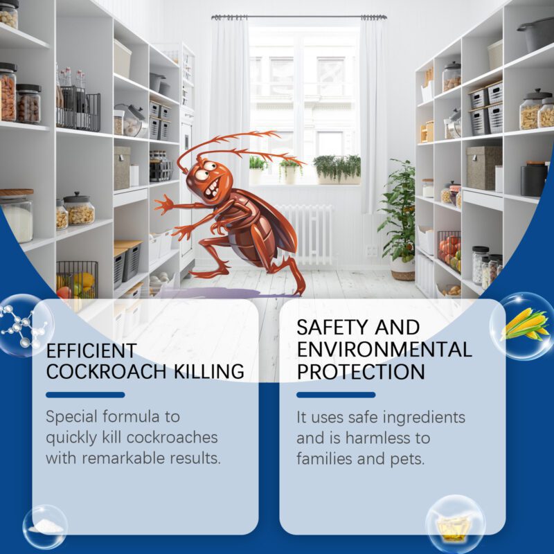 Long-Lasting Household Cockroach Bait - Effective Kitchen & Home Roach Killer - Image 3