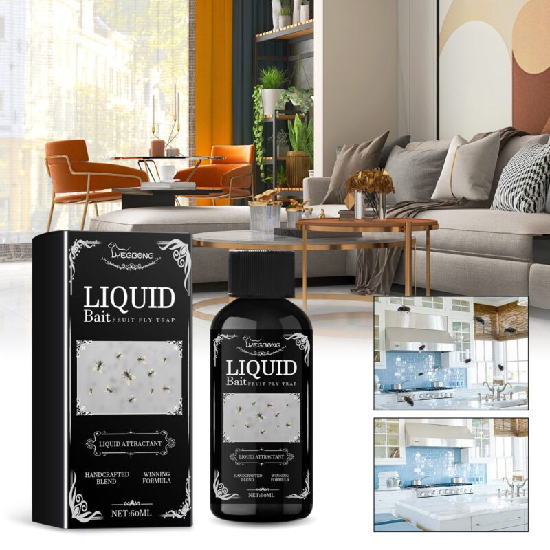Long-Lasting Household Fly Trap: Safe Fruit Fly Solution for Kitchen & Living Room - Image 2