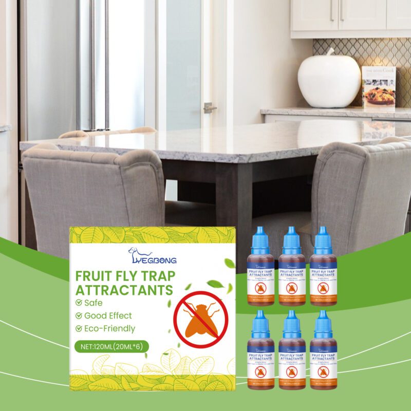 Long-Lasting Household Fruit Fly Trap Lure: Safe Kitchen Pest Control Supplement - Image 2