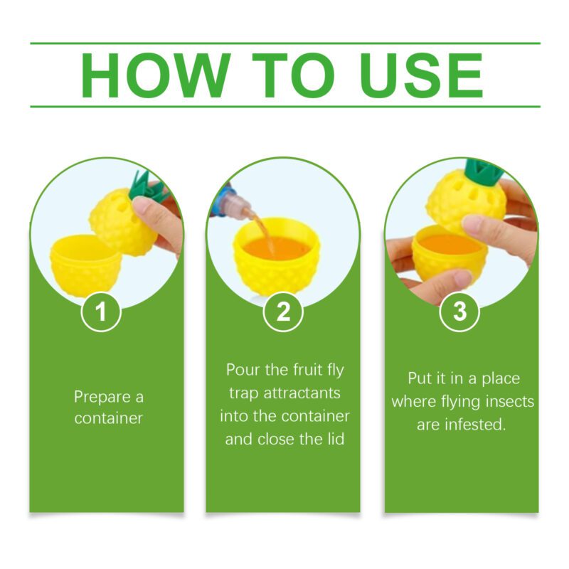 Long-Lasting Household Fruit Fly Trap Lure: Safe Kitchen Pest Control Supplement - Image 6
