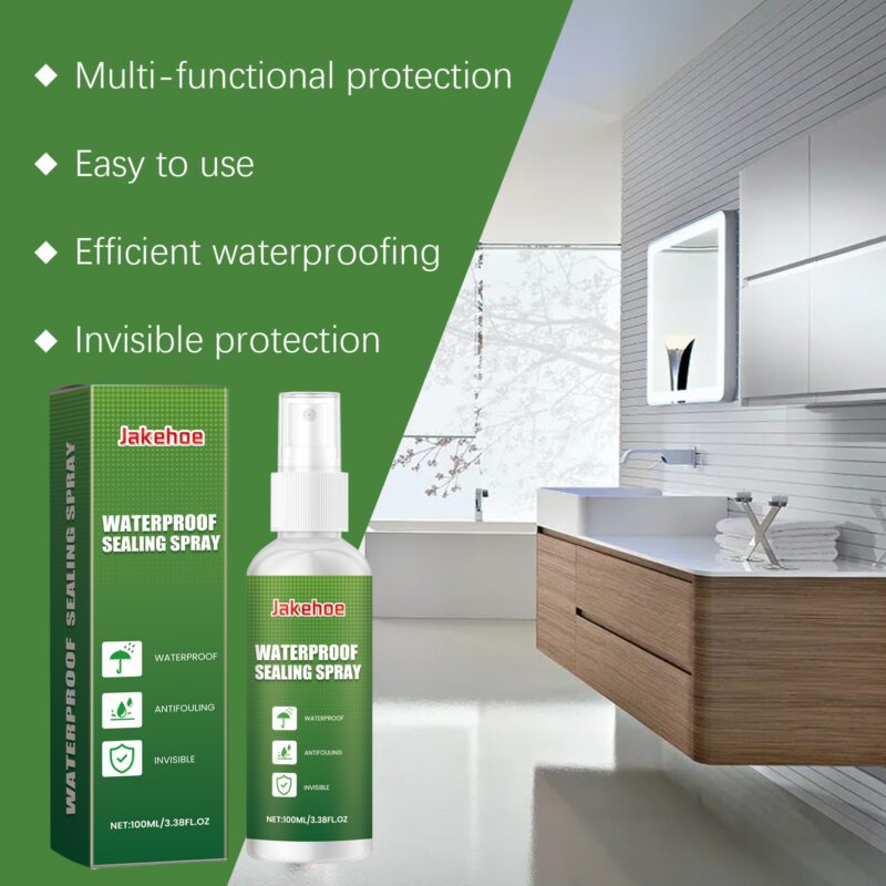 Long-Lasting Household Sealant Spray | Waterproof Surface Protector, Quick Seal - Image 3
