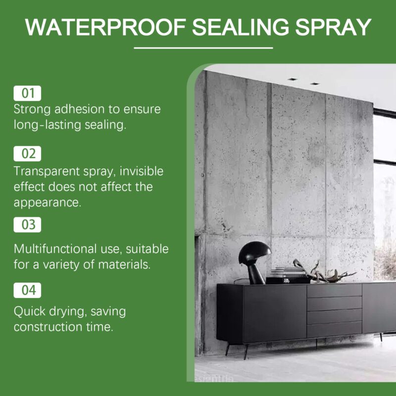 Long-Lasting Household Sealant Spray | Waterproof Surface Protector, Quick Seal - Image 4