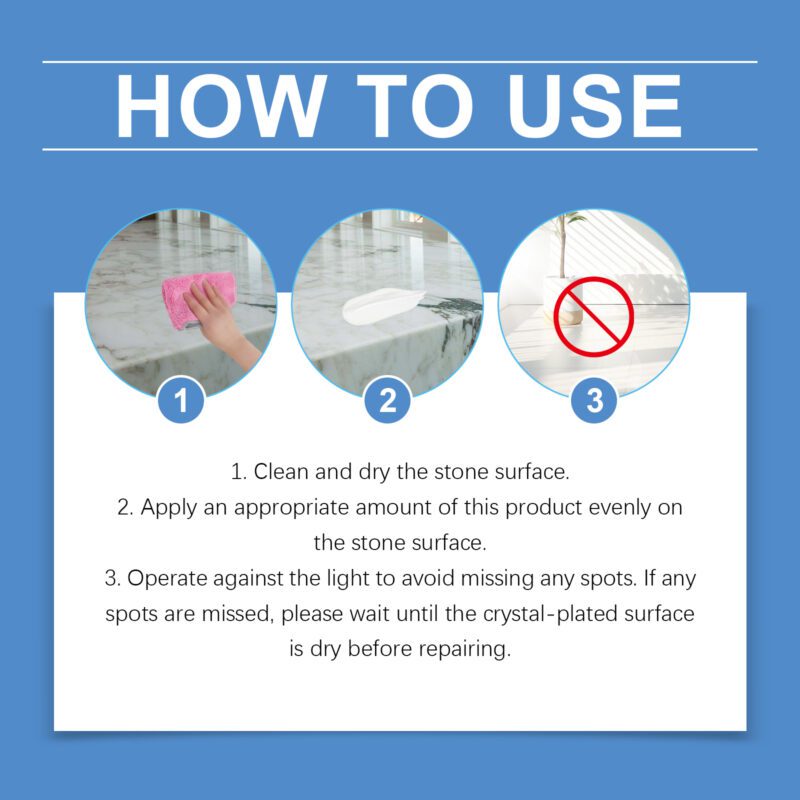 Long-Lasting Household Stone Cleaner | Countertop & Tile Polish for Bright, Scratch-Resistant Surfaces - Image 6
