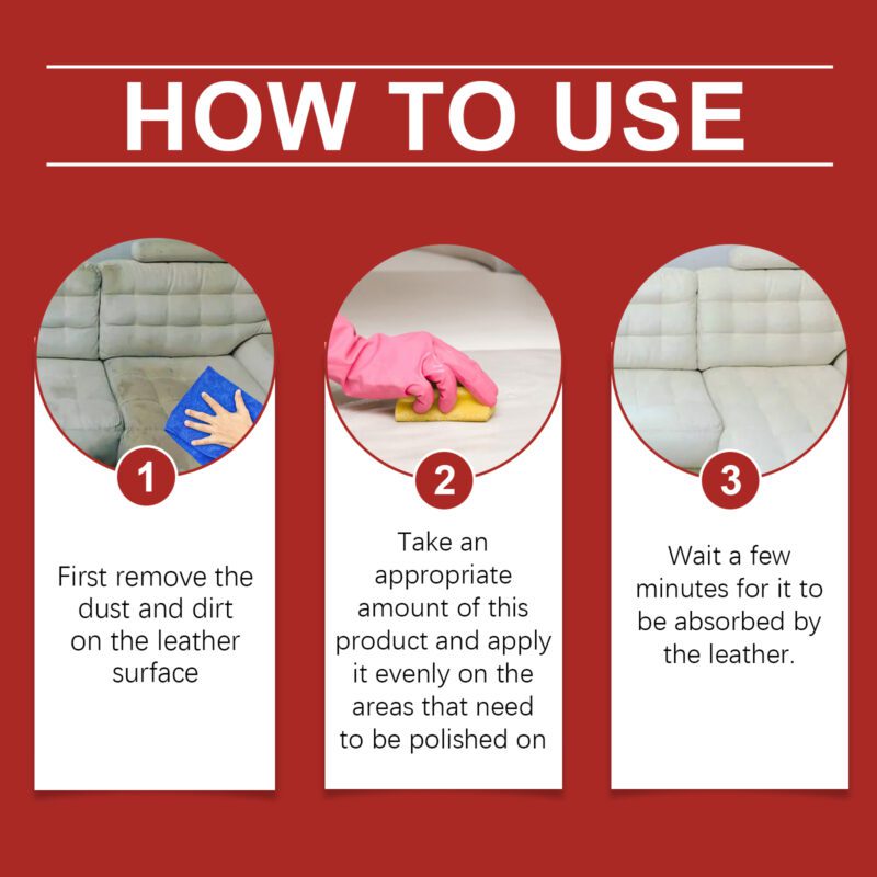 Long-Lasting Leather Polish Paste | Furniture & Leather Care Household Cleaner - Image 6