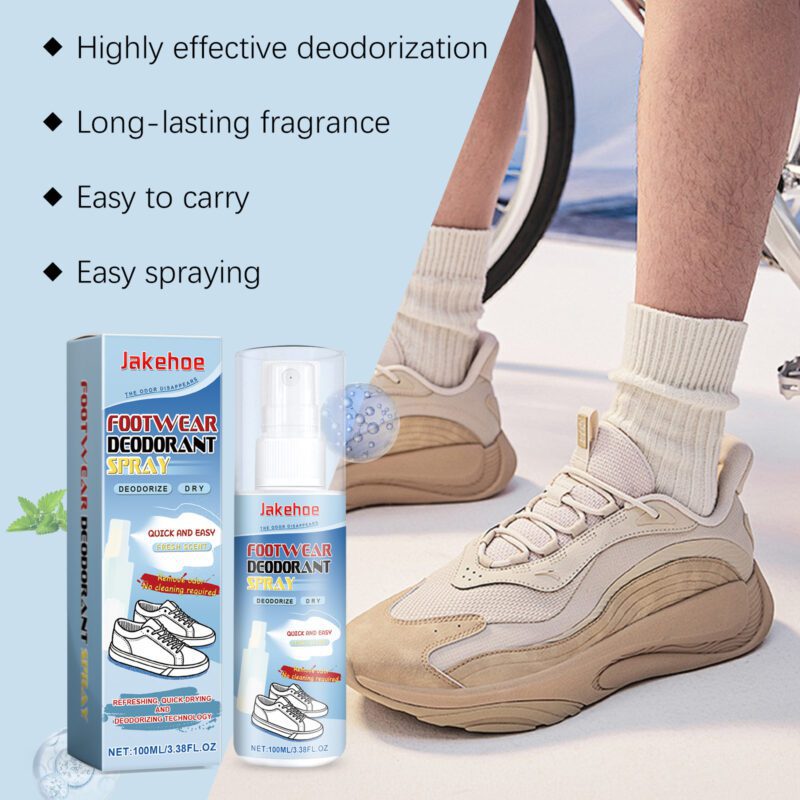 Long-Lasting Shoe & Sock Deodorant Spray | Household Odor Eliminator, Fresh & Safe - Image 3
