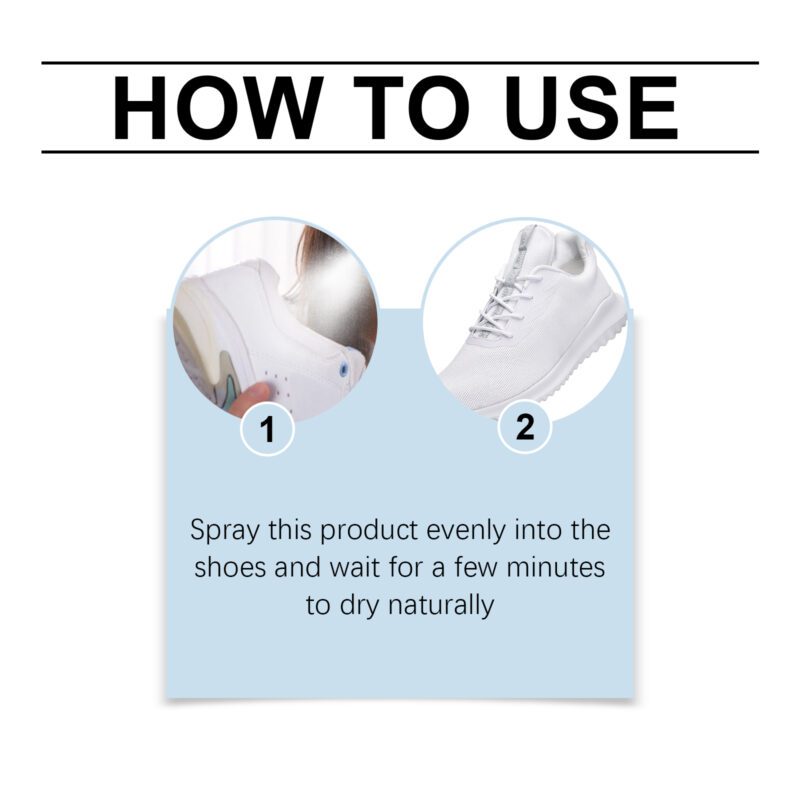 Long-Lasting Shoe & Sock Deodorant Spray | Household Odor Eliminator, Fresh & Safe - Image 6