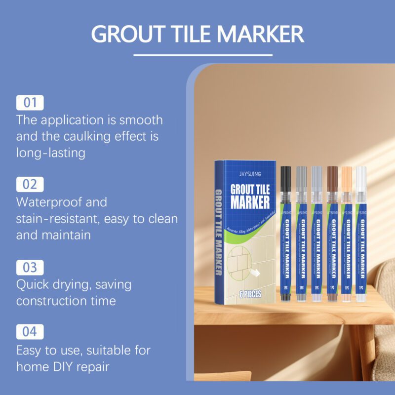 Long-Lasting Waterproof Tile Seam Filler | Kitchen Bathroom Mildew Preventer - Image 4
