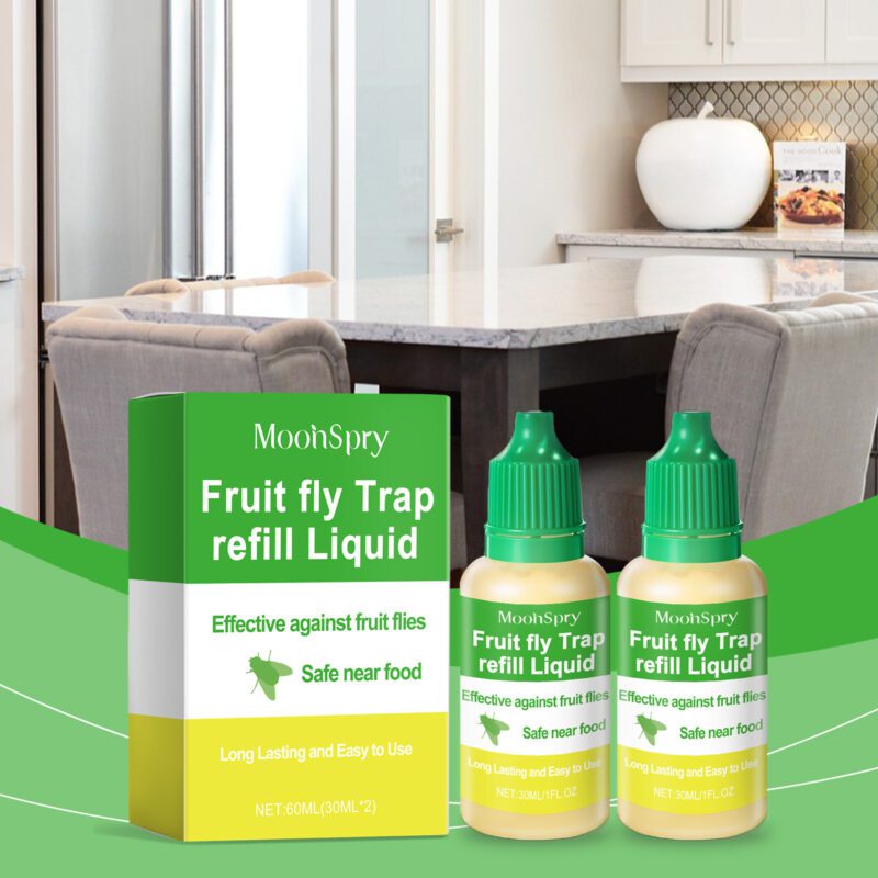 MoonSpry Fruit Fly Trap: Multi-Purpose Household Pest Solution for Kitchen & Living Room - Image 2