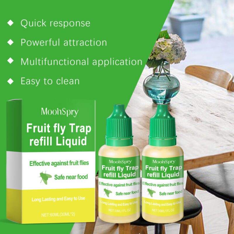 MoonSpry Fruit Fly Trap: Multi-Purpose Household Pest Solution for Kitchen & Living Room - Image 3