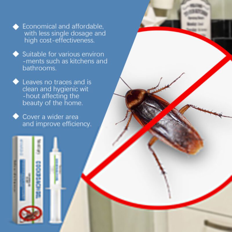 Moonspry Cockroach Bait Gel: Long-Lasting Household Pest Control for Living Spaces - Image 3
