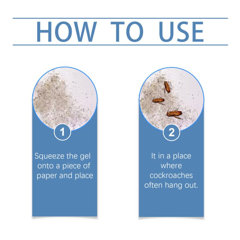 Moonspry Cockroach Bait Gel: Long-Lasting Household Pest Control for Living Spaces - Image 6