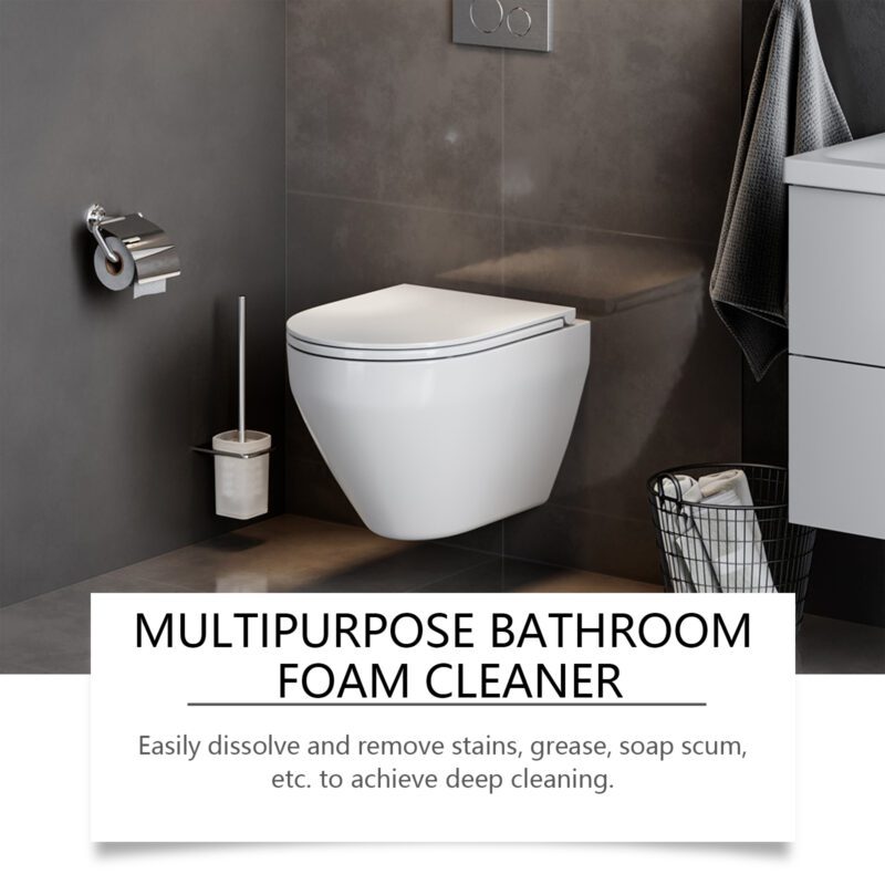 Multi-Purpose Bathroom Foam Cleaner | Surface-Safe, Long-Lasting Household Cleaner - Image 3