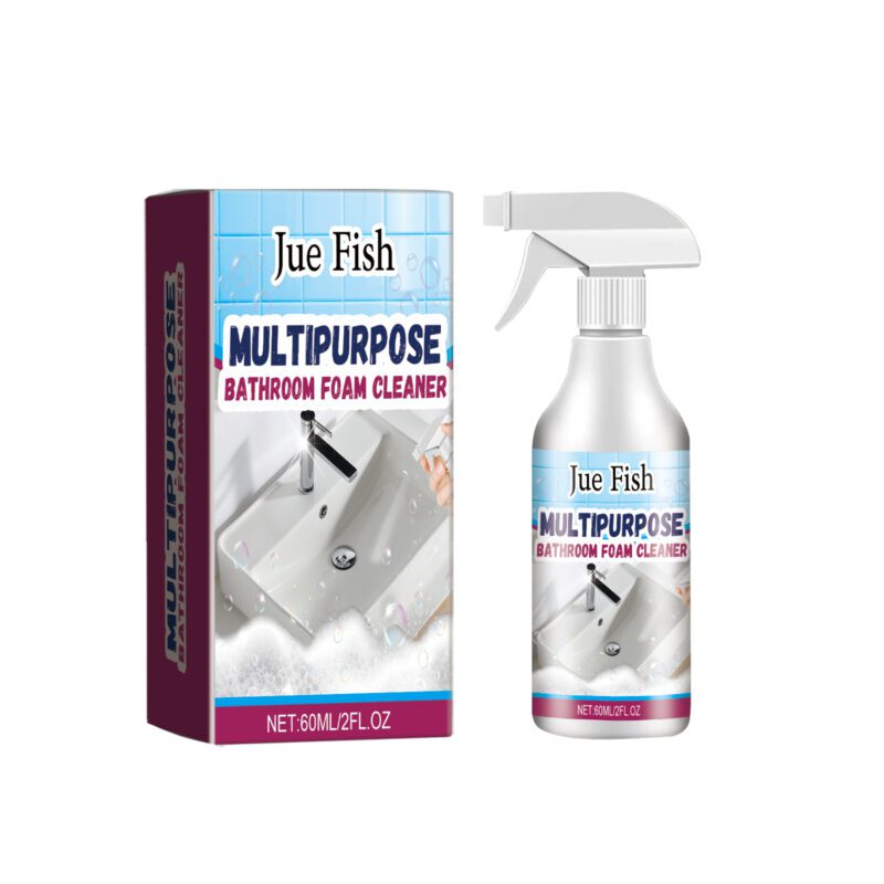 Multi-Purpose Bathroom Foam Cleaner | Surface-Safe, Long-Lasting Household Cleaner