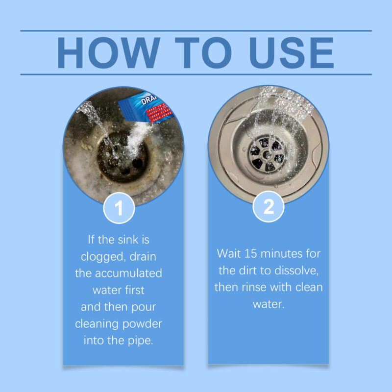 Multi-Purpose Drain Cleaning Powder | Dissolves Clogs, Deodorizes, Safe for Pipes - Image 6