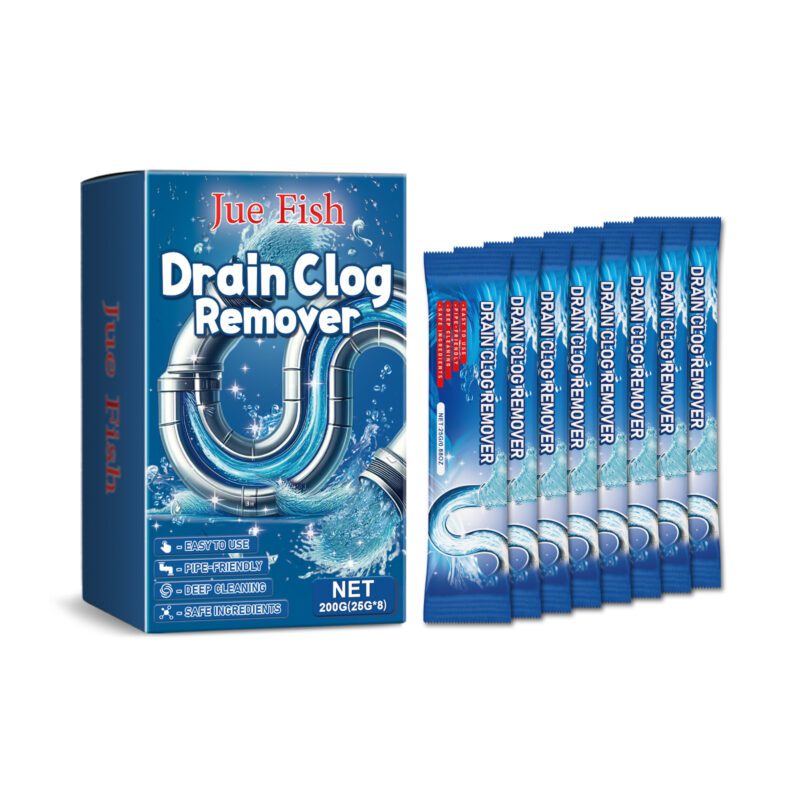Multi-Purpose Drain Cleaning Powder | Dissolves Clogs, Deodorizes, Safe for Pipes