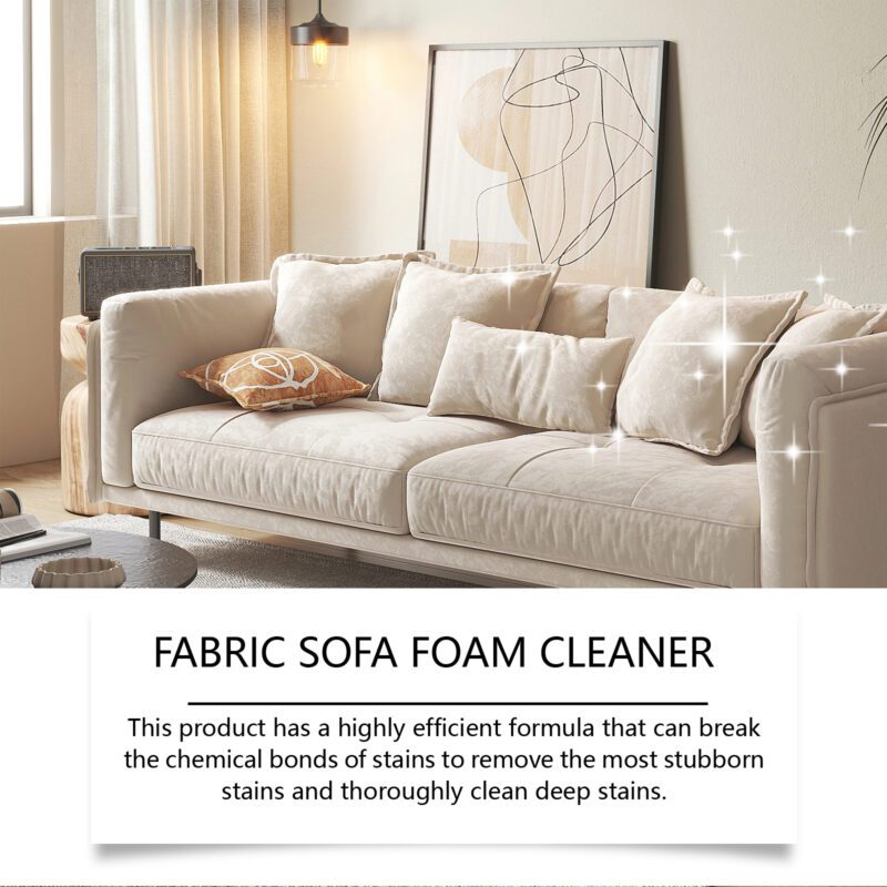 Multi-Purpose Fabric Cleaner – Sofa, Curtain, Mattress Foam | Long-Lasting, Surface-Safe - Image 2