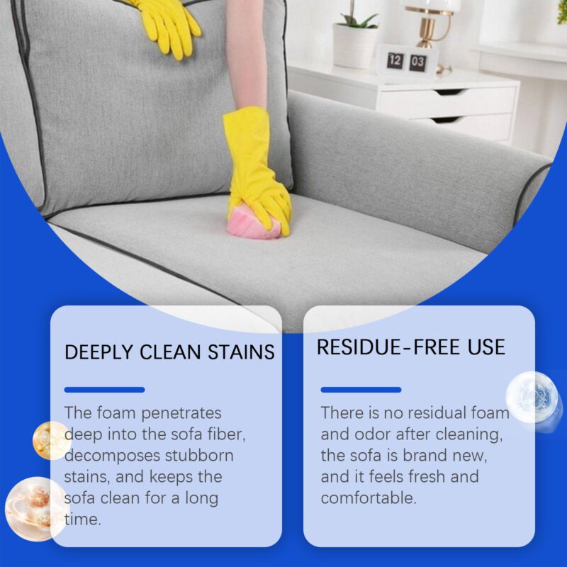 Multi-Purpose Fabric Cleaner – Sofa, Curtain, Mattress Foam | Long-Lasting, Surface-Safe - Image 3