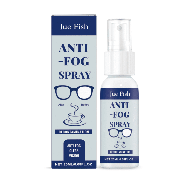 Multi-Purpose Household Anti-Fog Spray: Glass/Mirror Defogger, Long-Lasting, Surface-Safe