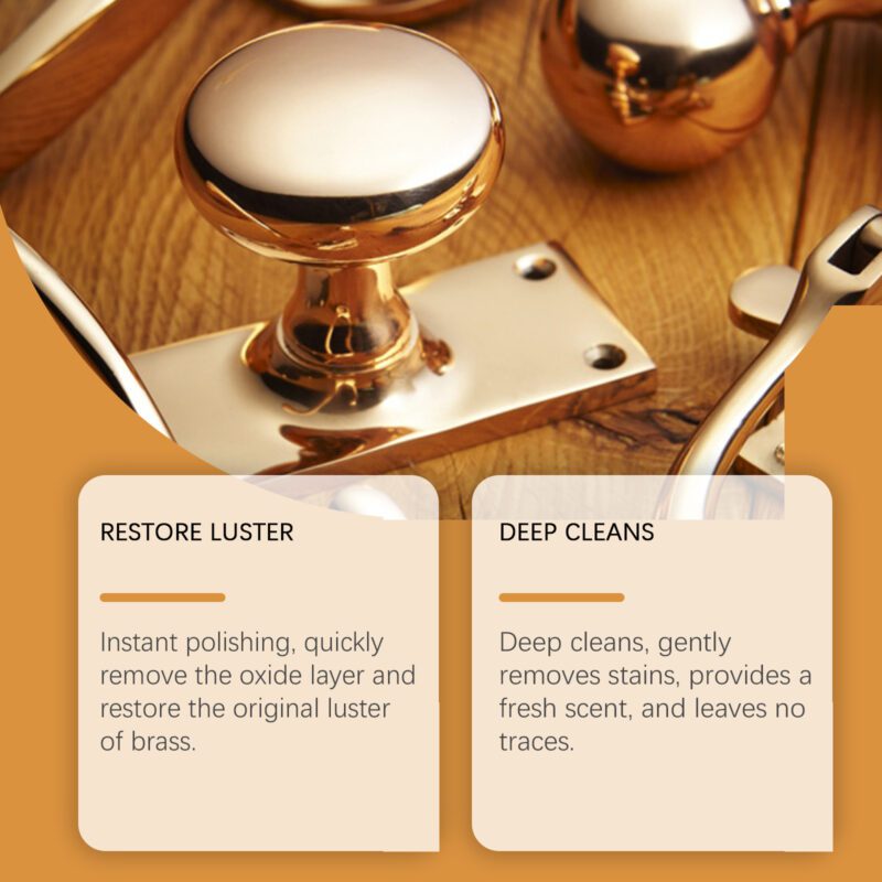 Multi-Purpose Household Cleaner | Brass Polish & Furniture Protector – Safe, Long-Lasting Shine - Image 3