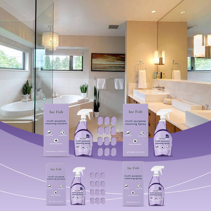 Multi-Purpose Household Cleaner: Kitchen Grease Remover, Surface-Safe, Long-Lasting - Image 2