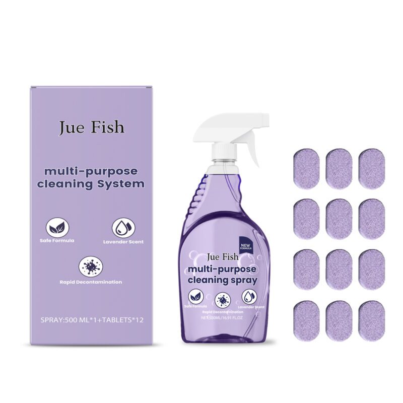 Multi-Purpose Household Cleaner: Kitchen Grease Remover, Surface-Safe, Long-Lasting