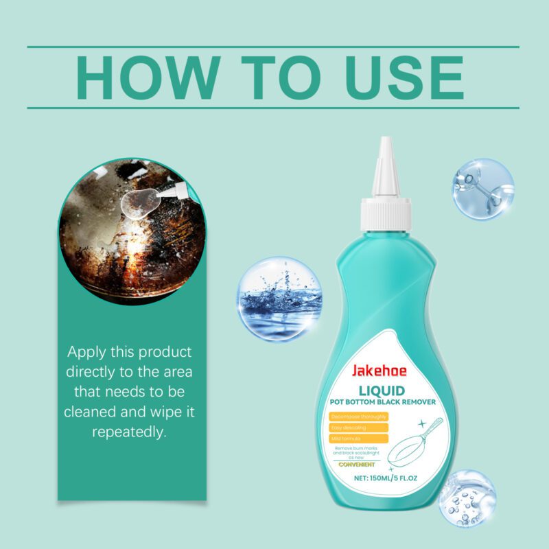 Multi-Purpose Household Cleaner: Kitchen Pan Bottom Grease Remover, Surface-Safe & Long-Lasting - Image 6