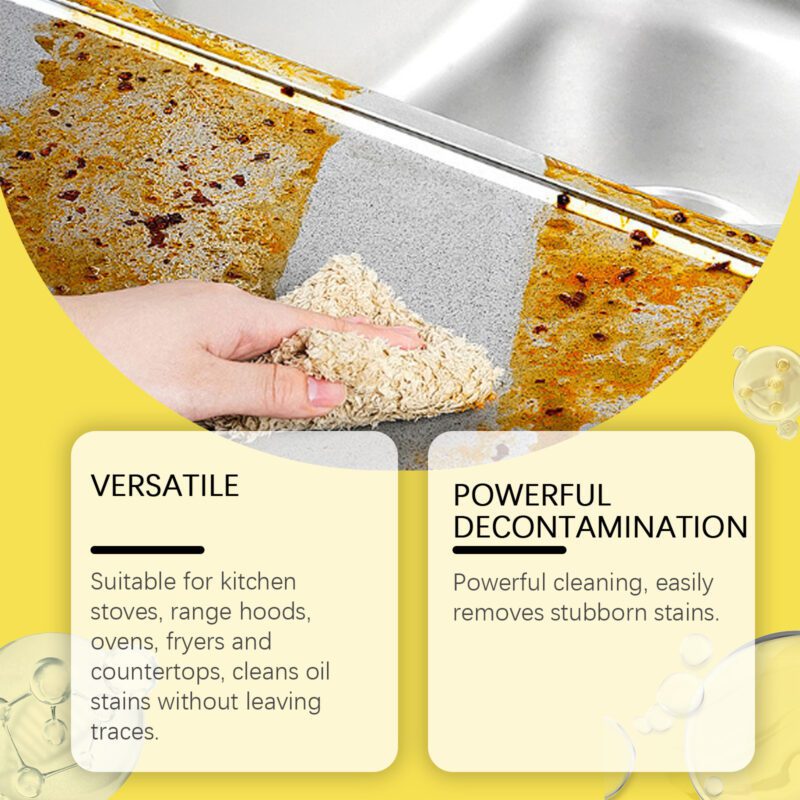 Multi-Purpose Household Cleaner: Kitchen/Furniture Safe, Long-Lasting Grease Removal - Image 4
