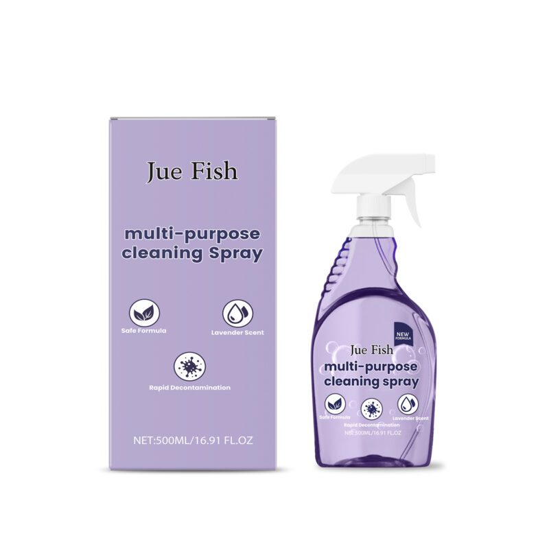 Multi-Purpose Household Cleaner Spray – Kitchen Grease Remover, Surface-Safe, Long-Lasting