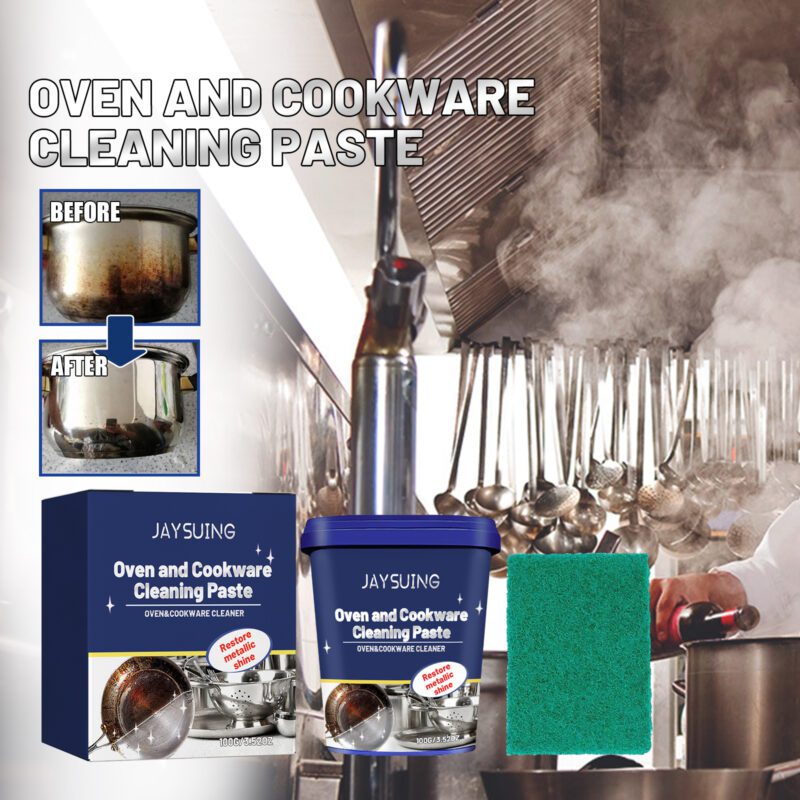 Multi-Purpose Household Cleaner | Stainless Steel Polish, Rust Remover, Surface-Safe Cream - Image 2