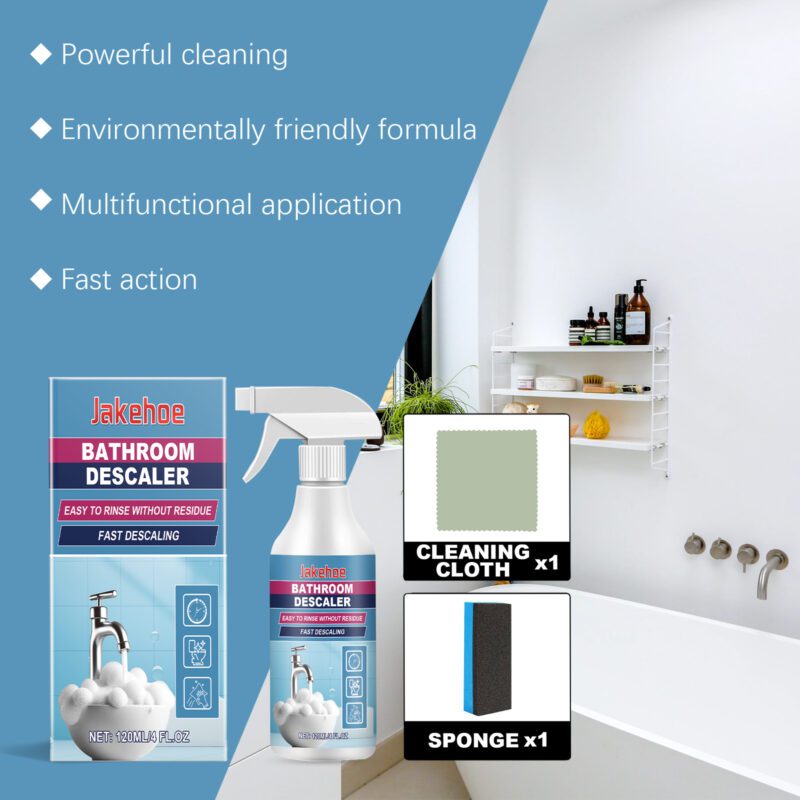 Multi-Purpose Household Cleaner – Bathroom, Tile & Faucet Stain Remover (Safe, Long-Lasting) - Image 3