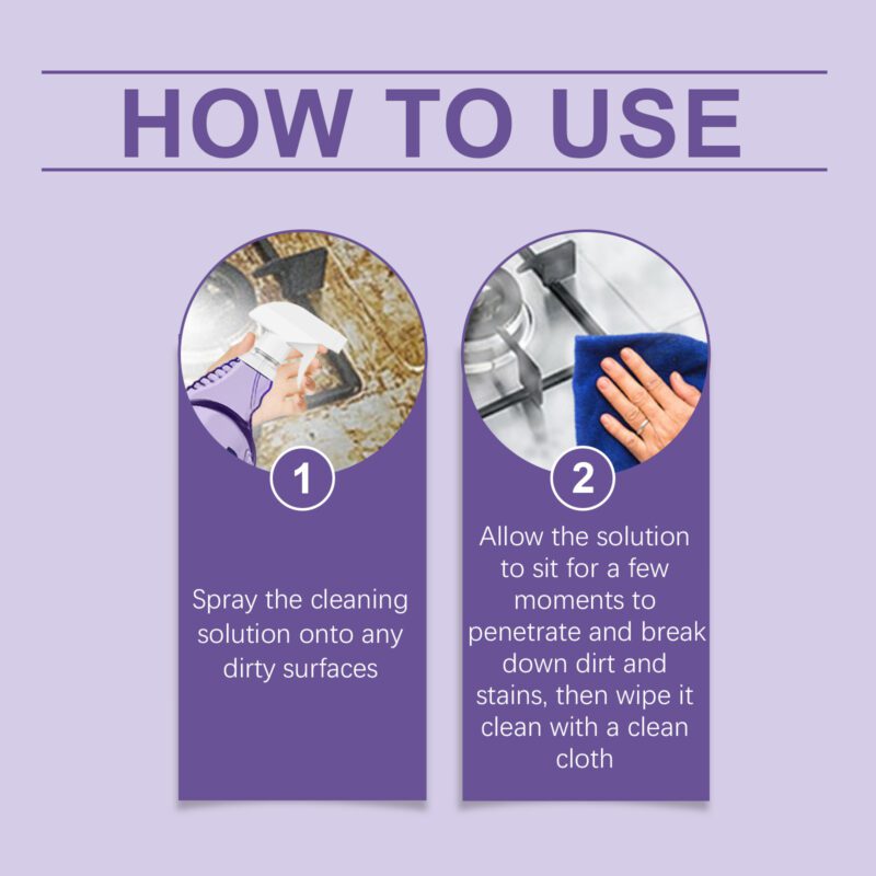 Multi-Purpose Household Cleaner Spray – Kitchen Grease Remover, Surface-Safe, Long-Lasting - Image 6