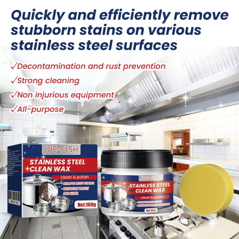 Multi-Purpose Household Cleaning Cream | Stainless Steel, Kitchen Degreaser, Rust Removal - Image 4