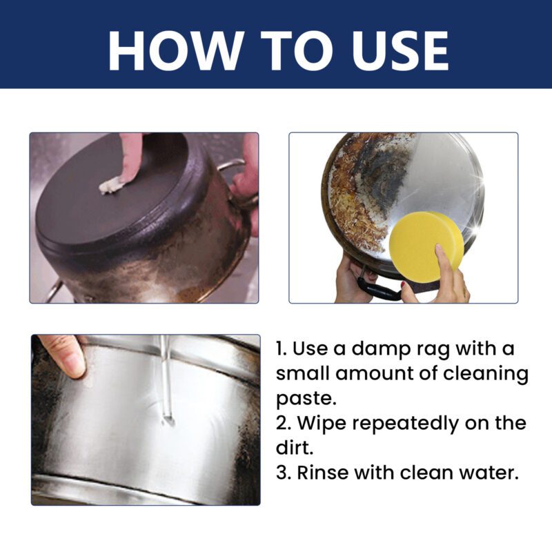 Multi-Purpose Household Cleaning Cream | Stainless Steel, Kitchen Degreaser, Rust Removal - Image 5