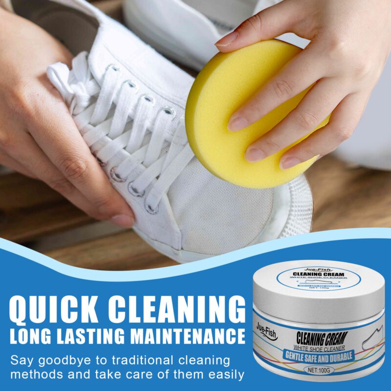 Multi-Purpose Household Cleaning Cream – Safe, Long-Lasting Stain Remover for Shoes & Surfaces - Image 2