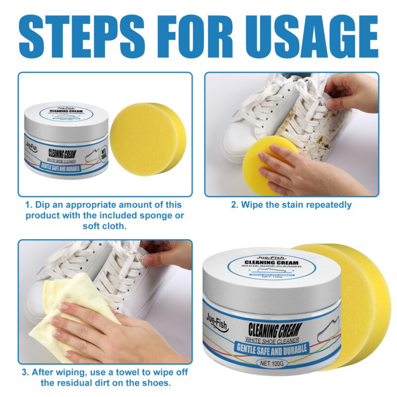 Multi-Purpose Household Cleaning Cream – Safe, Long-Lasting Stain Remover for Shoes & Surfaces - Image 5