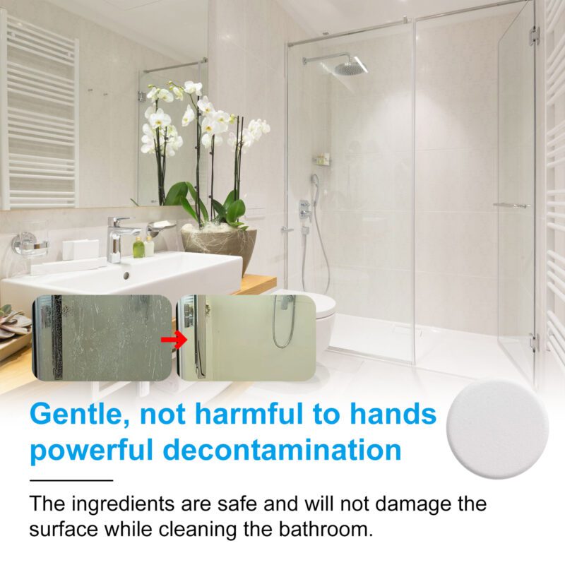 Multi-Purpose Household Cleaning Tablets – Bathroom, Sink & Bathtub, Surface-Safe, Long-Lasting - Image 3
