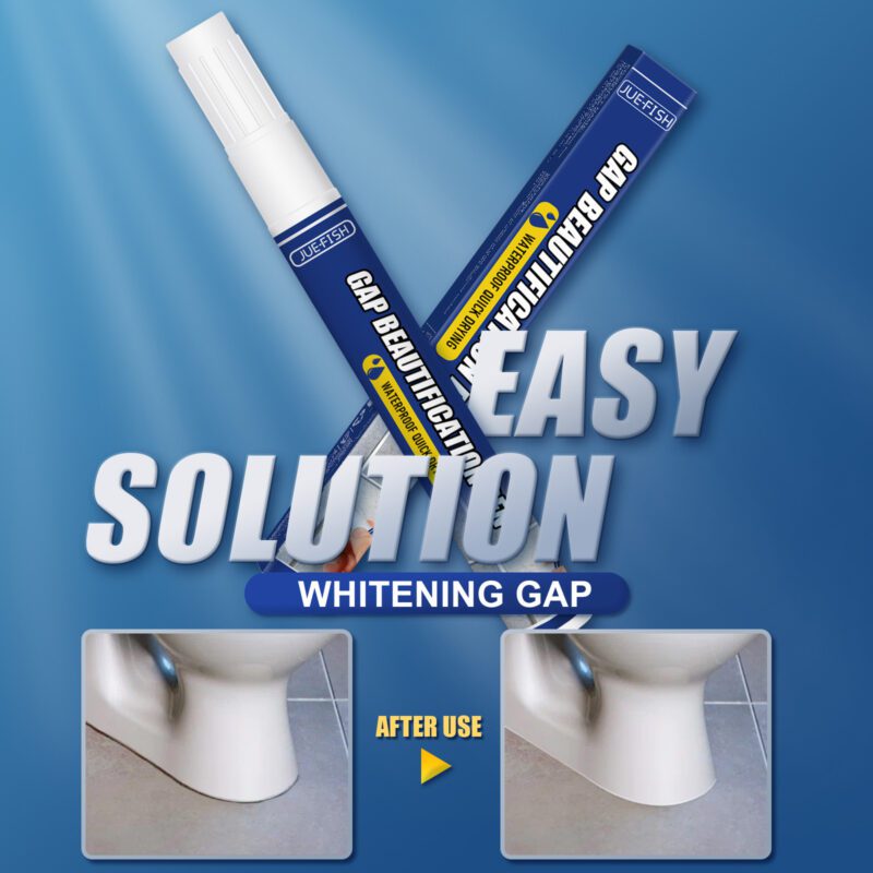 Multi-Purpose Household Crevice Cleaner: Waterproof Mildew Remover for Floors, Tiles & Sinks - Image 3