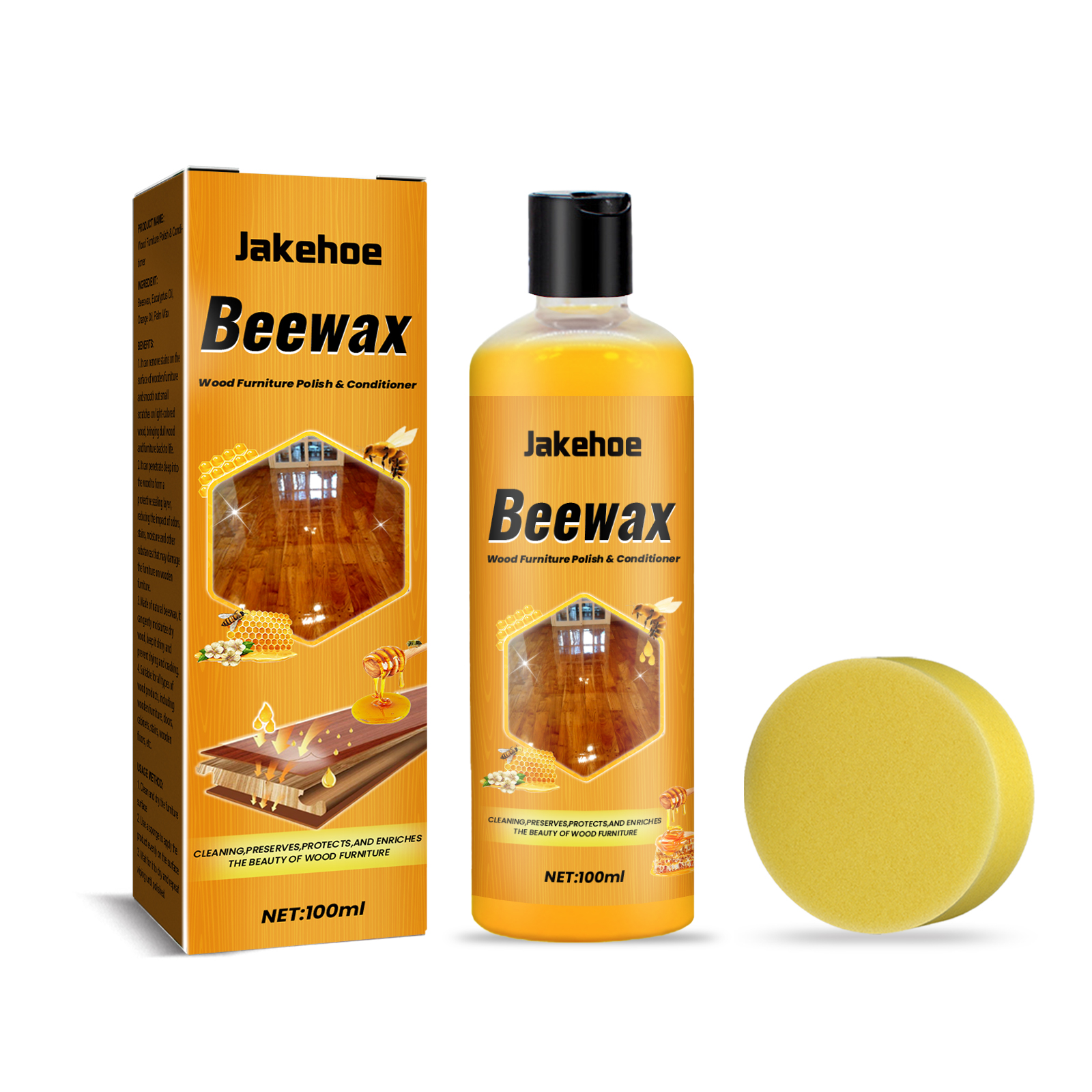 Multi-Purpose Household Floor & Furniture Cleaner – Long-Lasting Shine, Surface-Safe Wax