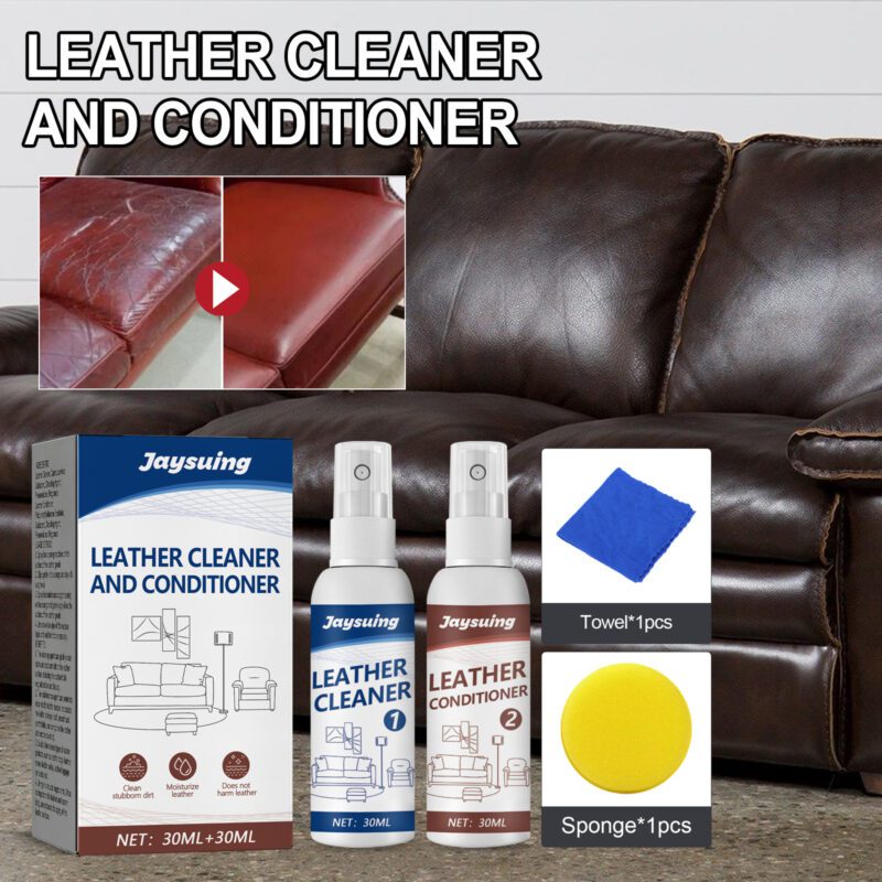 Multi-Purpose Household Leather Cleaner | Sofa Furniture Maintenance, Long-Lasting, Surface-Safe